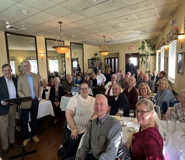 Flyer image for Dr. Walter E. Boright’s Kenilworth postcard history program.