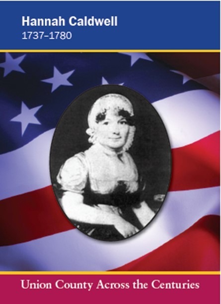 Hannah Caldwell trading card portrait, Union County Across the Centuries series
