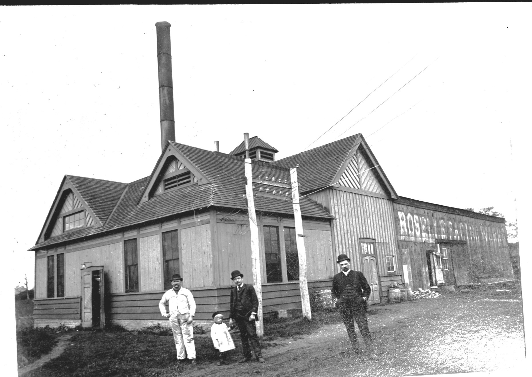 Thomas Edison’s First Village Generating Plant in Roselle NJ, circa 1883