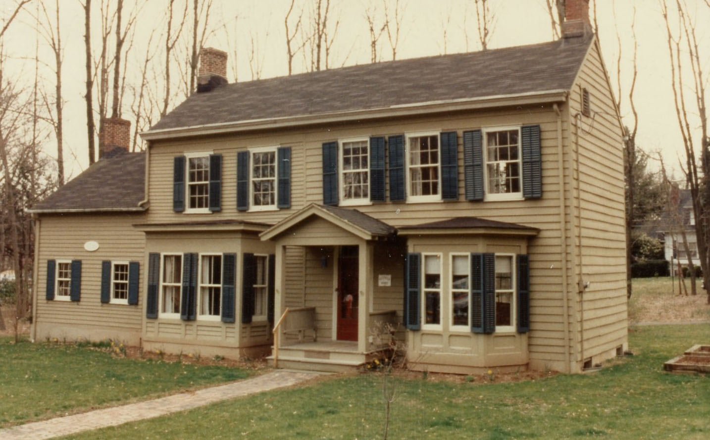 The historic Hetfield House in Mountainside, New Jersey, shown after being relocated from Route 22 West.