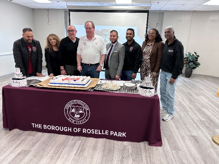Roselle Park officials and community representatives gathered at the borough’s 125th anniversary celebration.